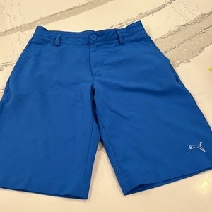 Puma size large royal blue golf shorts